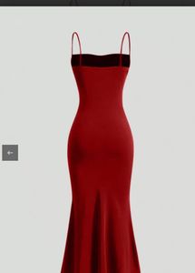 Elegant Red Bodycon Dress