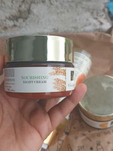 Face Wash ,Night Cream, Mosturizer