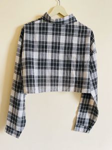 Checked Crop Top