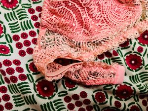 Elegant Pink Lace Bra