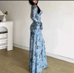 Floral Print Maxi Dress