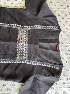 Elegant Black Kurta