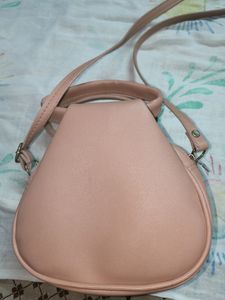 Peach Colour Partywear Sling Bag