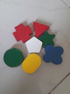 Rainbow And Shapes Wooden Toys