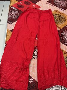 Red Daily Plazoo Pant
