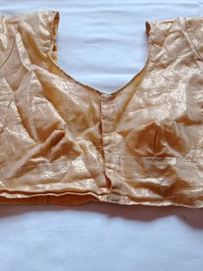 Golden Xxl Blouse Beautiful Sequence Structure Astar Katori Blouse
