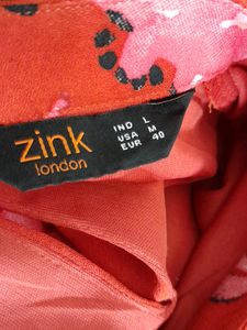 Rust Printed Dress (Women's)