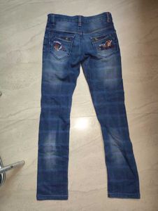 Patterned Jeans