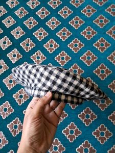 Checkered Beret Hat