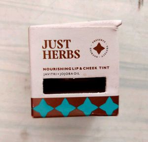 Just Herbs Ayurvedic, Natural Lip &amp; Cheek Tint, Bl