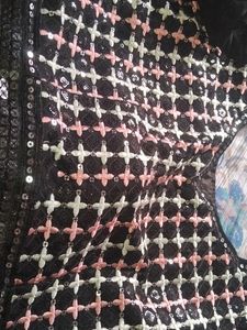 Black elegant ethnic top