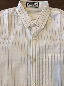 Striped Button-Down Shirt