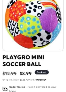 PLAYGRO MINI SOCCER BALL