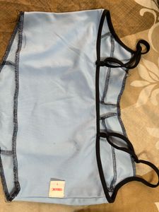 Blue Corset Top