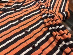Striped Button-Down Shirt