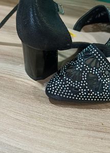 Black Block Heels