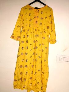 Yellow Floral Dress