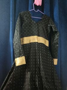 Elegant Black Ethnic Gown