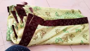 Butterfly Print Saree