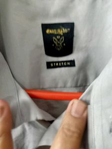 RARE RABBIT GREY COTTON SHIRT