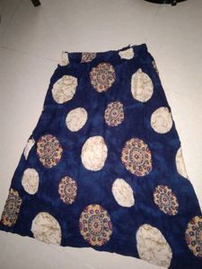 Boho Print Maxi Skirt