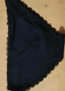Black Lace Trim Panties