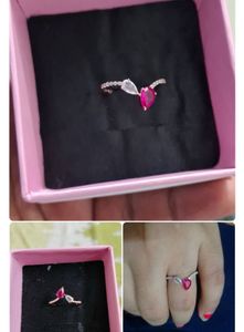 GIVA 925 Silver Rose Gold Zircon Ring For Women