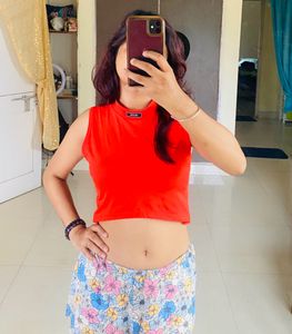 H&amp;M Orange Crop Top