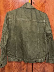 Vintage Green Denim Jacket