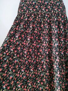 Floral Tiered Skirt
