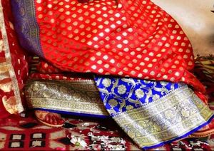 Selling A New Red Banarasi Saree