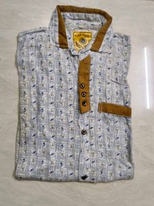 Patterned Long Sleeve Shirt