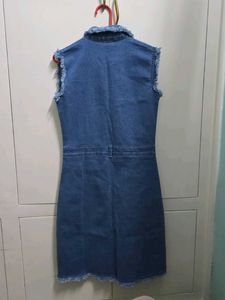 Denim One Piece - Midi Length