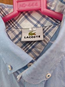 LACOSTE Blue Shirt
