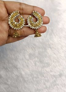 Gold Colour Plated Earrings