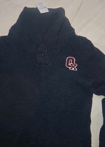 Stylish Navy Blue Sweater