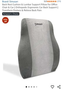 Simusan Lumbar Support Pillow