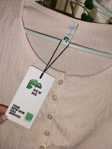 Newme Ribbed Full Sleeve Top