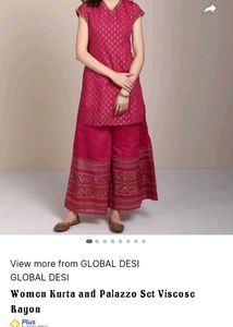 Global Desi Kurta With Palazzo