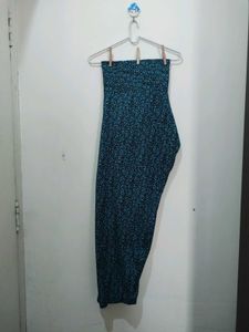 Aquamarine Sea Green Fern Pri Kurta Pajama Dupatta