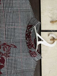 Floral Plaid Crop Top