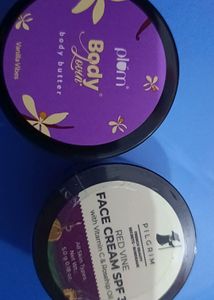 Pilgrim Face cream &amp; Plum Body Butter