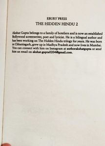 (New Book) The Hidden Hindu Part 1 And 2 Combo