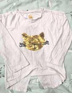Sequin T Shirt 5-6 Yrs