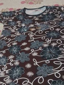 Floral Print Tunic Top