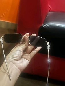 Rimless Rectangle Sunglasses