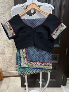 Designer Stylish Saree With Stitched Blouse