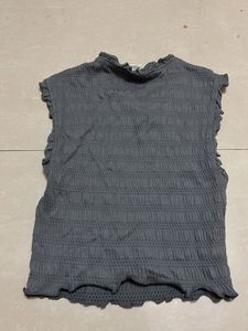 H&amp;M Smocked Ruffle Tank