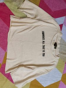 Cute Graphic Crop Tee