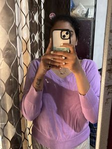 Lilac Preety Top For Winters